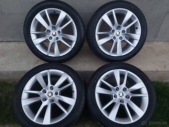 5x112 7Jx17 ET49 - disky original ŠKODA model TRIUS - 6