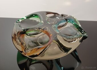 Nádherná miska / popolník/z hutného skla zaujímavý kúsok - 6
