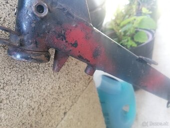 Predám rám so zadnou vidlicou na Jawa 23 mustang - 6