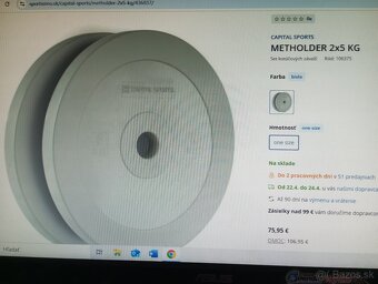 Olympíjska technická hliníková tyč 220cm/50mm- NOVÁza1/3ceny - 6