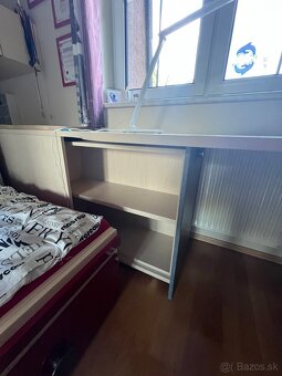 Písací stôl s úložným priestorom a zásuvkami - 6