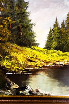 Horská krajina, Beifl , olej na plátne, 880 × 680 mm - 6
