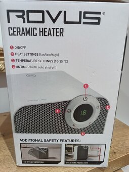 Keramický ohrievač ROVUS - 6
