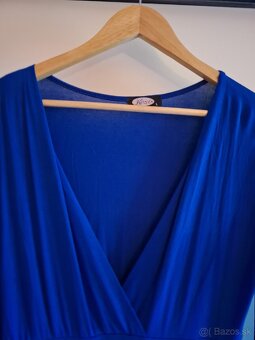 Dámske kráľovsky modré šaty - 6