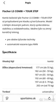 FISCHER bežky LS COMBI + TOUR STEP - 6