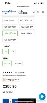 Detská posteľ 200x90 z masívu vrátane matraca - 6
