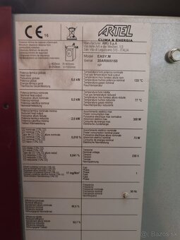 Peletový kotol ARTEL Easy N 8,8 kw - 6