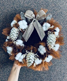 Vianočné vence na dvere 1. - 6