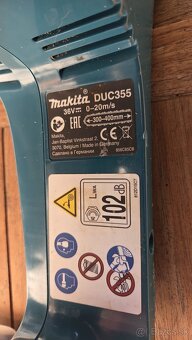Makita Aku reťazové píly DUC355 a DUC306, 4ks Batt,taška - 6
