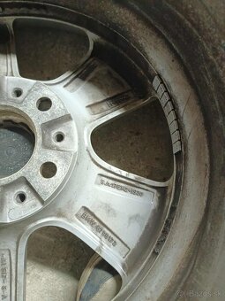 ❄️zimné 4ks alu disky orig. BMW 5x120 R17 pneu ❄️ 225/55 6mm - 6
