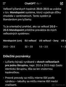 Detské lyžiarky zn. Rossignoll – velkosť 32/33 (20.0 - 20.5) - 6