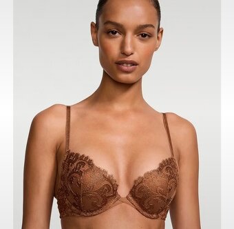 Dream Angels Push-Up podprsenka s květinovou výšivkou ve sty - 6