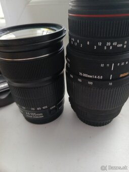 Canon EOS 6 D + ; BATERY GRIP + objektívy+blesk - 6