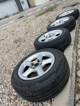 letné pneu 195/65 R15 + disky (hliníkové) Audi/ VW - 6