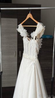 Svadobné šaty Luce Sposa – 32–38, nude - 6