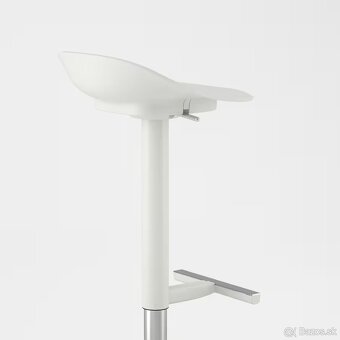 Barova stolicka ikea JANINGE, biela - 6