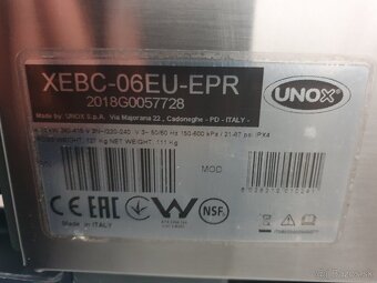 Pekárská pec Unox Bakertop 6 GN - 6