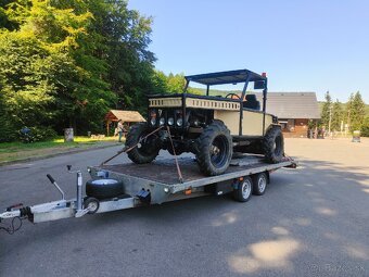 Dvojnapravovy prívesný vozík 2.6 t UNIKOL - 6