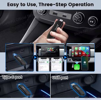 Bezdrôtový CarPlay adaptér CarlinKit Mini 5 SE – NOVÝ - 6