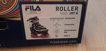 Predám dievčenské dvojradové korčule FILA - 6