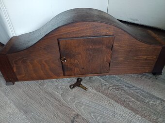 Hermle starožitný krbové hodiny stolní - 6