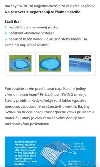 Bazén SWING s FILTRÁCIOU - 6