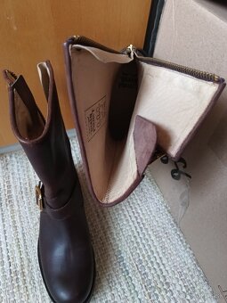 Kožené Čižmy 39, úplne nové - 6