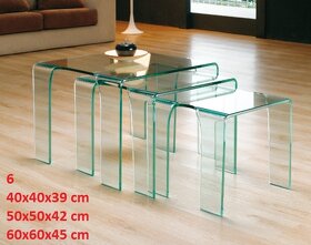 Predám dizajnové sklenené stoly - 6