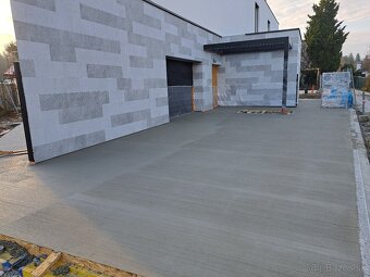 Betonáž poterov, leštený betón, metličkový beton - 6