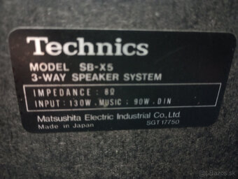 Technics SB-X 5 - 6