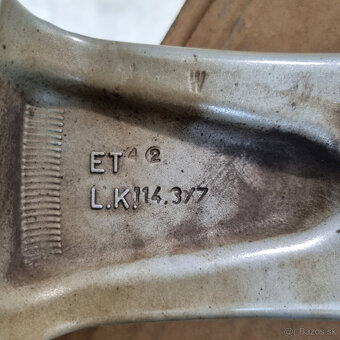 Hliníkové disky 5x114,3 R17 7J ET42 - 6