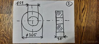 Droteny brusny kotuc - 6