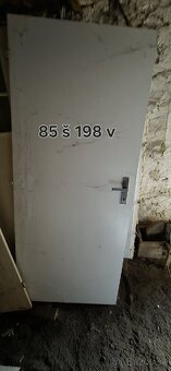 Vintage drevené dvere - 6