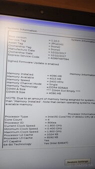 Predám notebook DELL Inspiron 5770 - 6