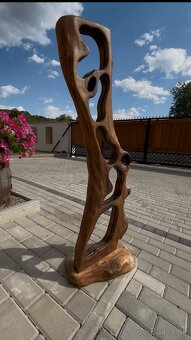 Drevená dizajnová lampa - 6