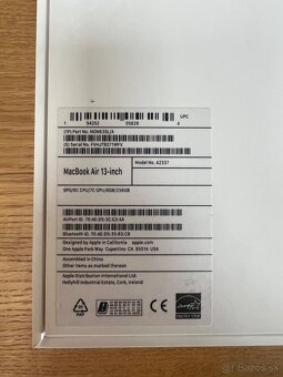 Predám apple MacBook AIR 13 M1 2020, 8GB/256GB, ZARUKA, TOP - 6