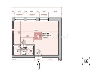 Garsónka, 26,35m2, 1. poshodie, parkovacie miesto, Chocholná - 6