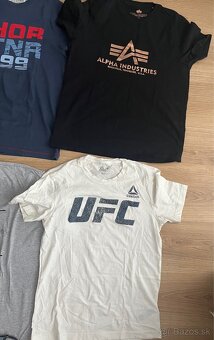 Pánske tričká Alpha Industries, CK, Reebok, ellese - 6