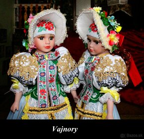 Predám nové slovenské krojované bábiky č. 2 - 6