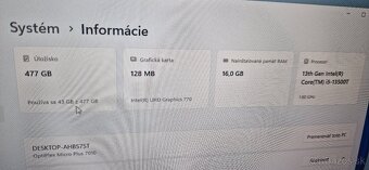 Dell optiplex 7010 Intel i5,16GB RAM, 512SSD záruka do 2027 - 6