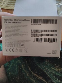 Predám mobil XIAOMI REDMI NOTE 9 PRO (6gb/128gb) - 6