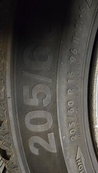 Predam elektrony 5x112 R16 a zimne gumy - 6