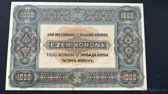 Bankovky Maďarsko 1000 Korona 1920 a 10 Mil B Pengo UNC - 6