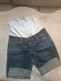 Predam biele tehotenske nohavice H&M (velkost M/L 176cm) - 6