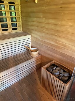 Sauna fínska a infra + ležadlá 2ks - 6