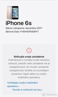 Predam Iphone 6 16GB Gold Nový nepoužívaný Neaktivovaný - 6