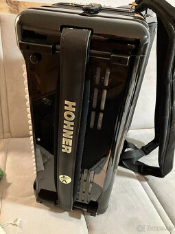 Akordeón, Hohner Morino + V 120 de Luxe, Cassotto, čierny - 6