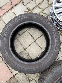 Zimne pneumatiky na plechoch 205 55 R16 - 6