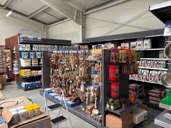 Obchodné regály - biela a antracit - 6