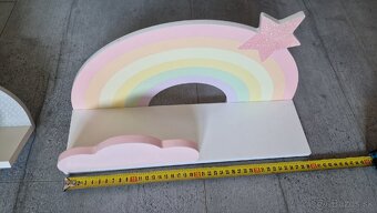 Dievčenské nástenné dekoračné poličky - 6